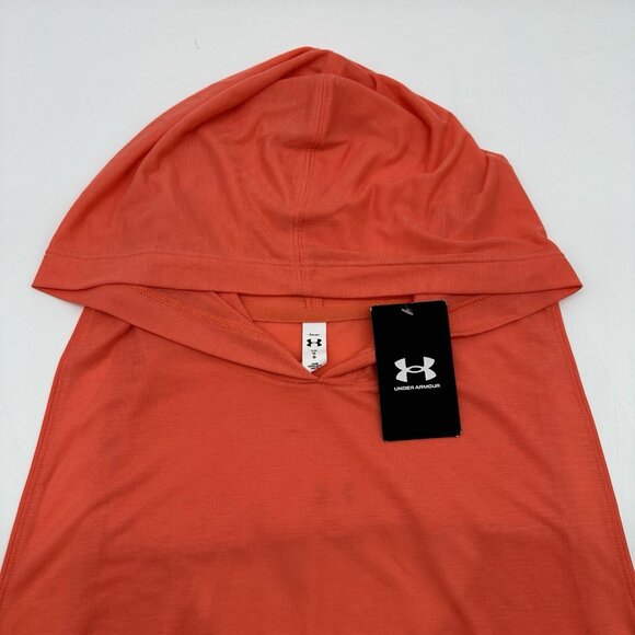 Under Armour Breathe SL Hoodie Women's Size Large Coral Lightweight Tank Top NWT - Picture 2 of 10